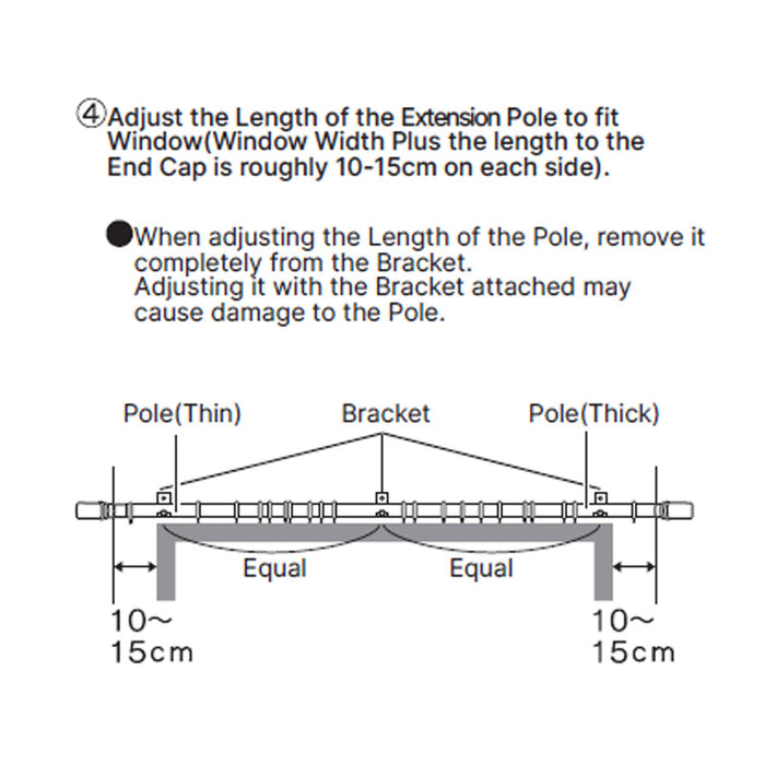 FLEXIBLE CURTAIN POLE FRESCO3 WH 3M/S