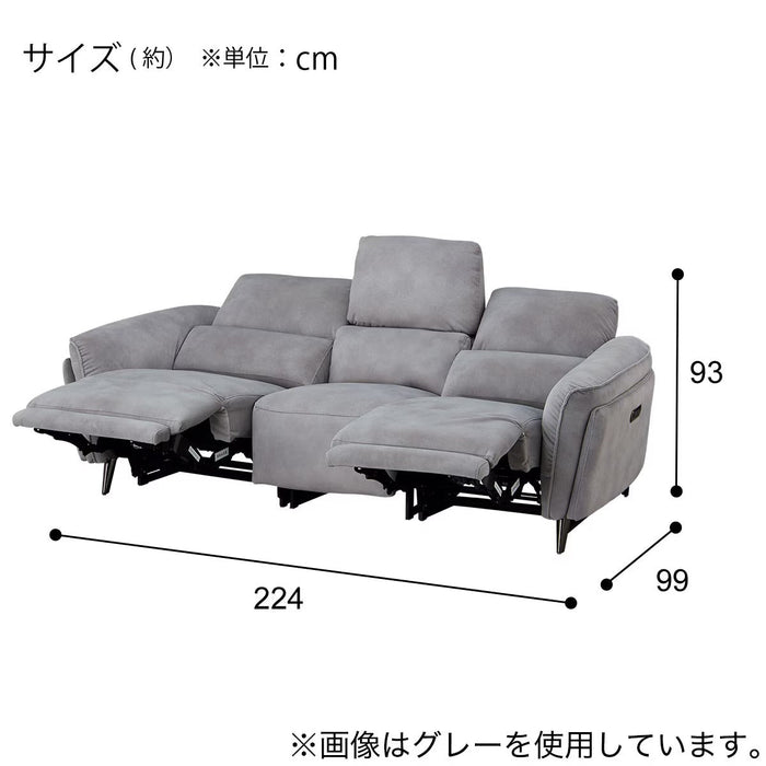 2M ELECTRIC 3 SEATER SOFA LS02 PEY MO
