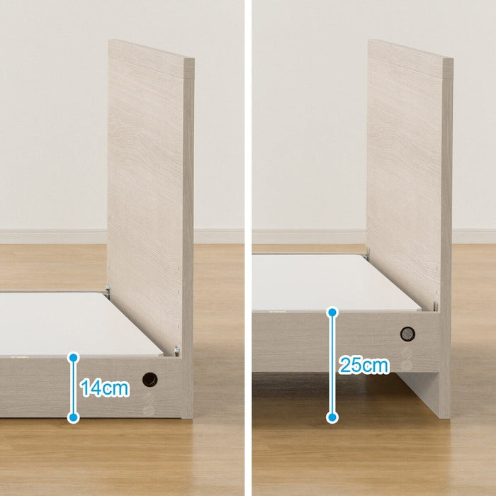 ADJUSTABLE BED NS001 S LEG GY