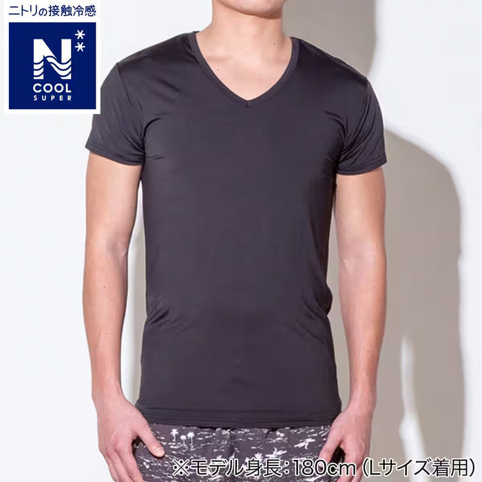 MENS SUPER COOL VNECK TSHIRTNE BK LL