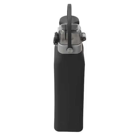 SILICONE FOLDING WATER BOTTLE 600ML DGY