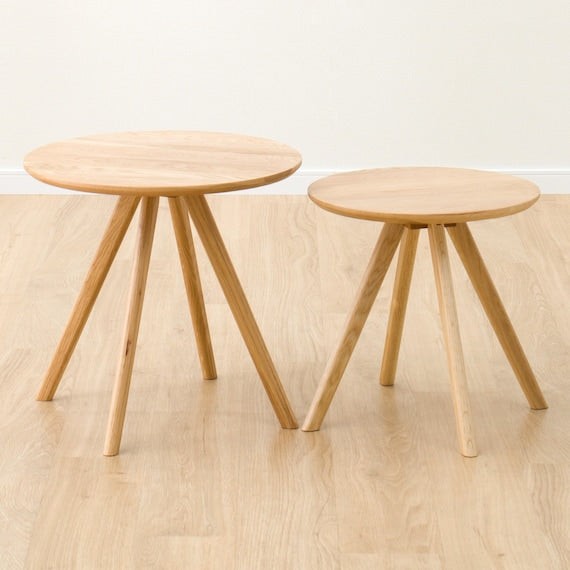 NEST TABLE OAK3 LBR (2PCS SET)