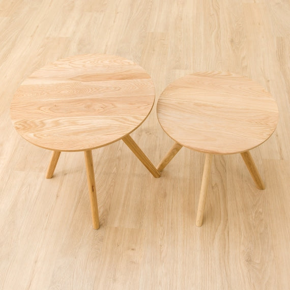 NEST TABLE OAK3 LBR (2PCS SET)