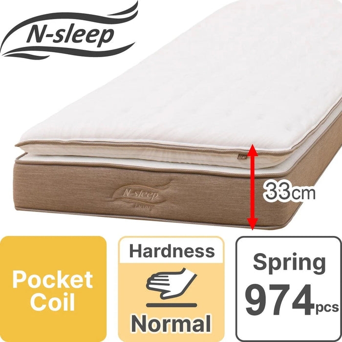 SINGLE MATTRESS N-SLEEP LUXURY L1-02MF VH