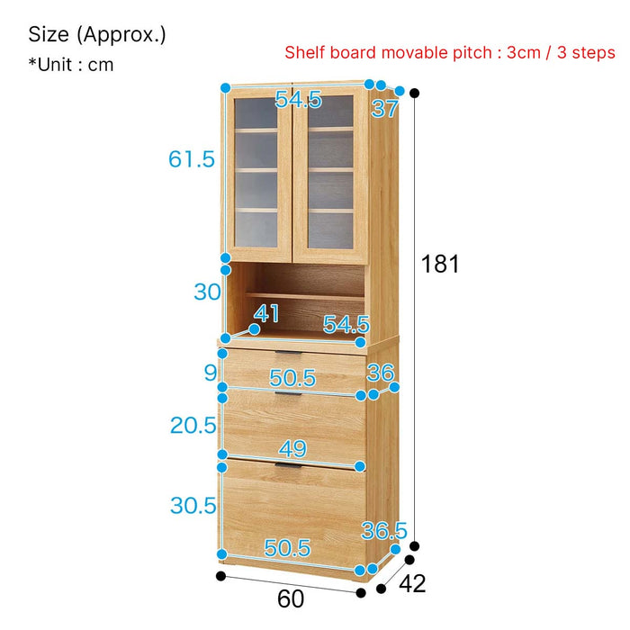CABINET ETONA 60DB LBR2