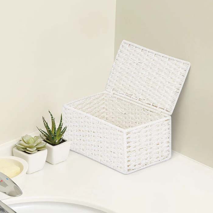 STORAGE BOX WITH LID LAIRA WH