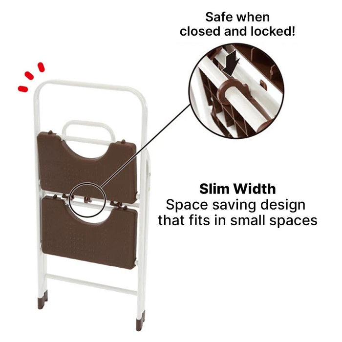 FOLDING STEP CHOCOLAT 2TIER DBR