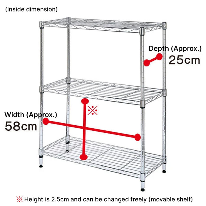 STEEL RACK STANDARD 6530 REGULAR 2TIER DGY