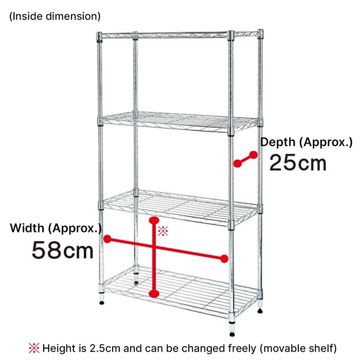 STEEL RACK STANDARD 6530 REGULAR 3TIER WH