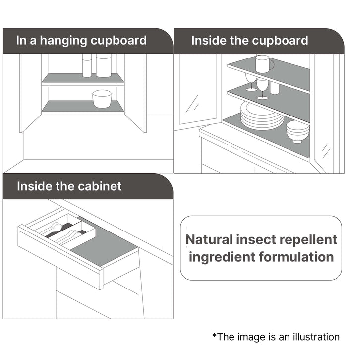 INSECT REPELLENT KITCHEN SHEET 35CM