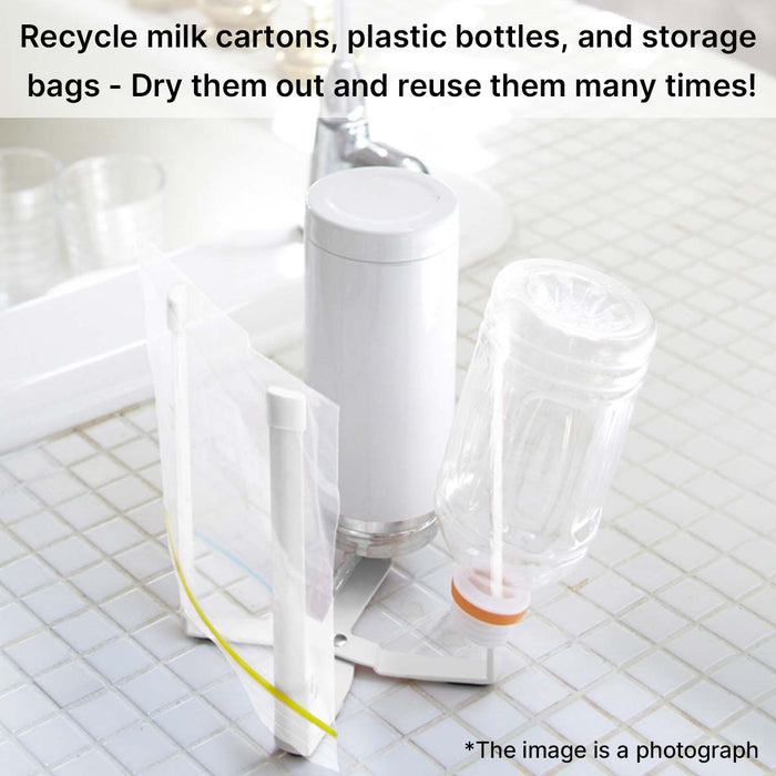 PLASTIC BAG HOLDER FLAT WH