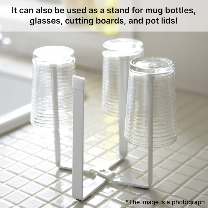 PLASTIC BAG HOLDER FLAT WH