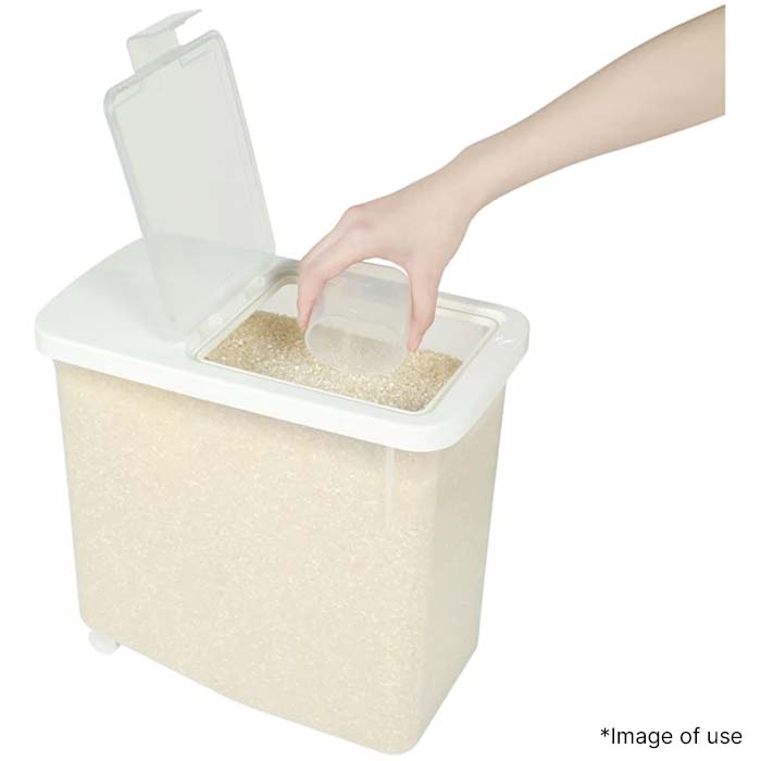 RICE CONTAINER WITH CASTER 12KG