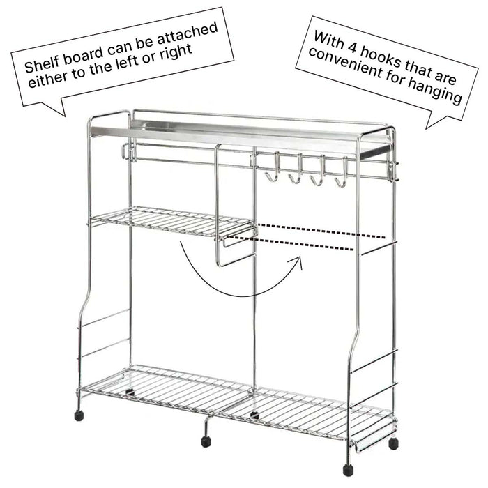 RACK BESIDE STOVE