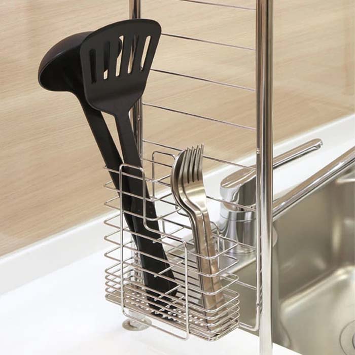 KITCHEN TOOL & CUTLERY RACK SUS