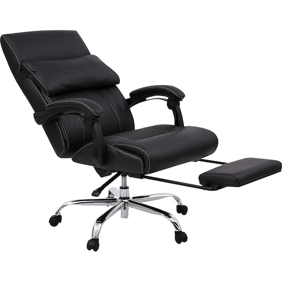OFFICECHAIR FOOTREST OC702 PVC BK