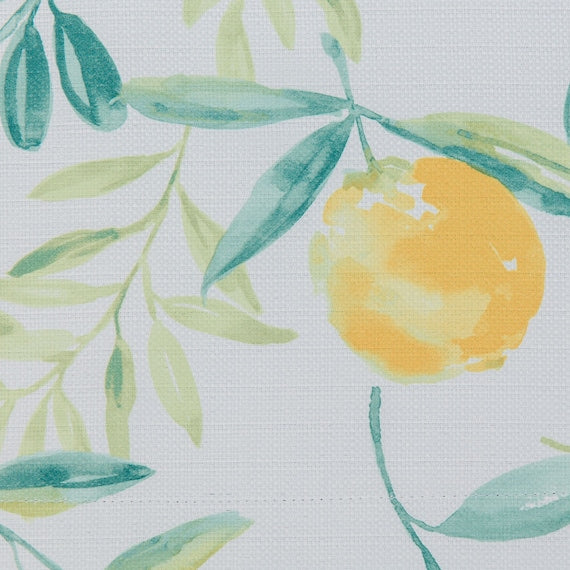 CURTAIN LEMON LEAF 100X200X2