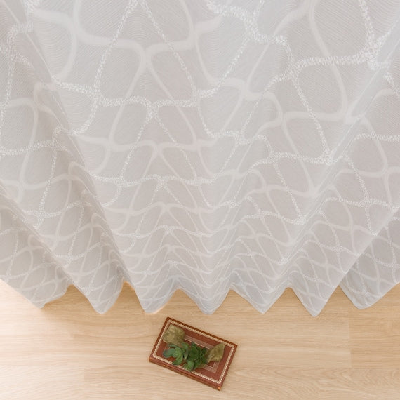 CURTAIN PATTERN2 GY 100X178X2