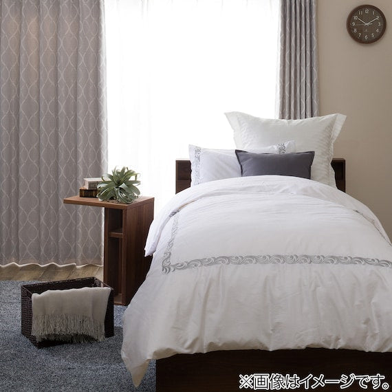 CURTAIN PATTERN2 GY 100X135X2