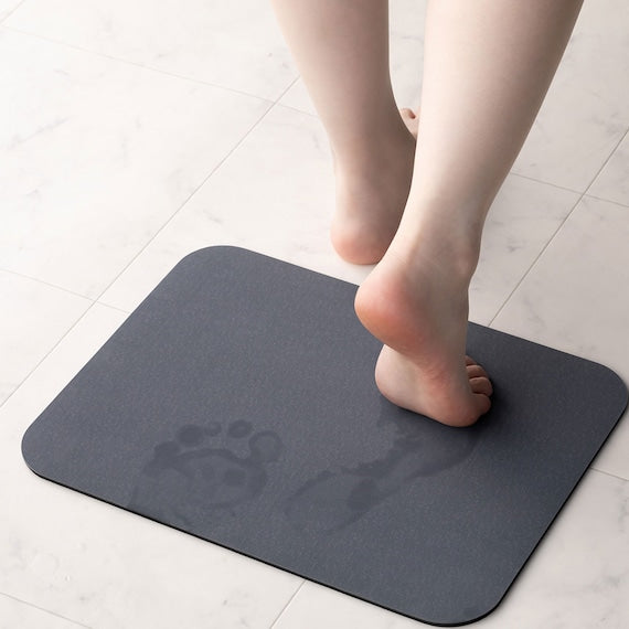 SOFT Diatomite KAITEKI BATHMAT 29X39 GY