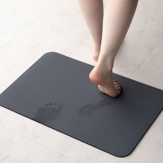 SOFT Diatomite KAITEKI BATHMAT 38X59 GY