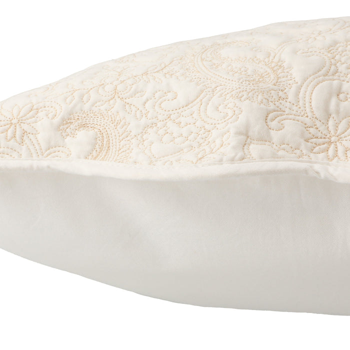 CUSHION COVER KELT PAISLEY2 WH