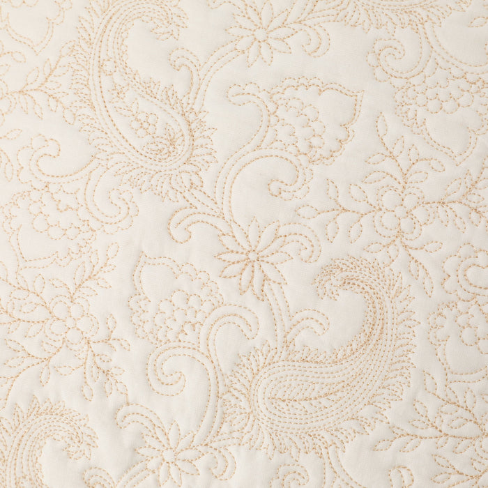 CUSHION COVER KELT PAISLEY2 WH