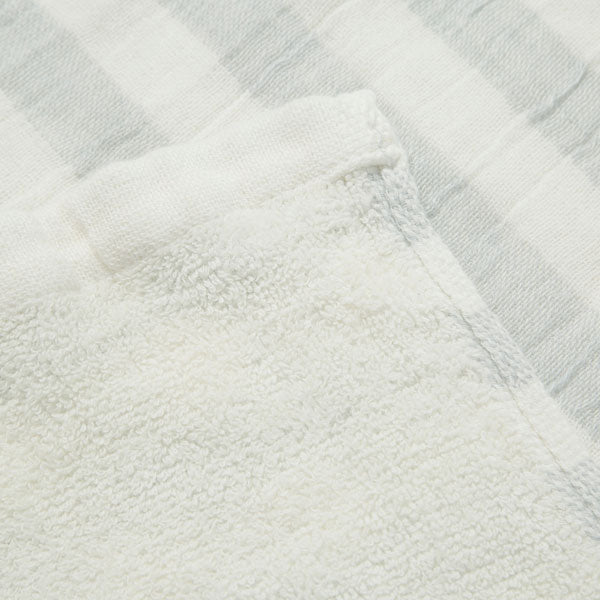 N GAUZE BATH TOWEL GY