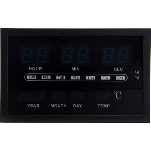 LED CLOCK JB-40403N BLUE