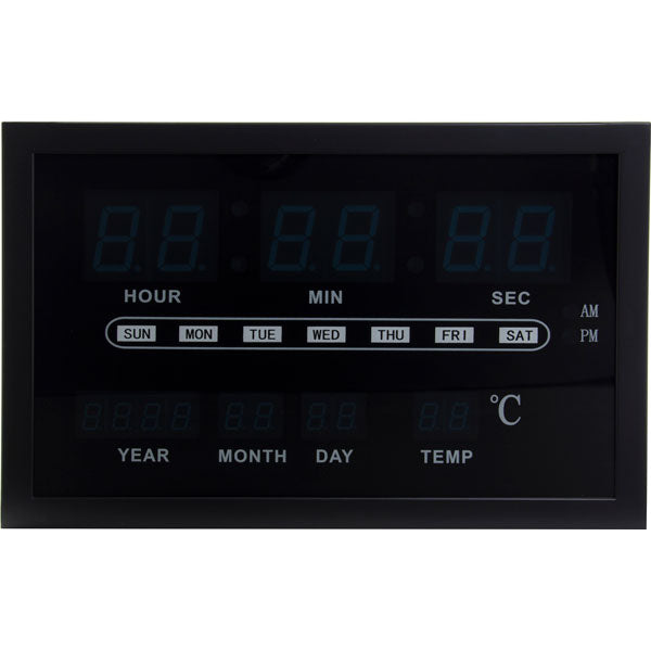LED CLOCK JB-40403N BLUE