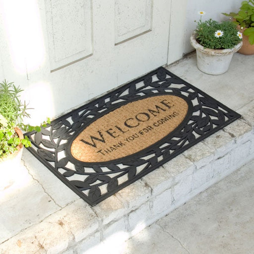 DOOR MAT LEAF  FW RB 4138