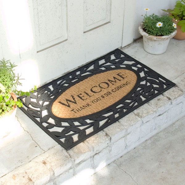 DOOR MAT LEAF  FW RB 4138