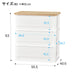 WOOD GRAIN CHEST DRAWER-3D LBR