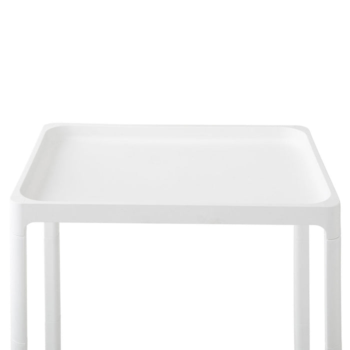 LAUNDRY RACK CANASTA 2TIRES WH