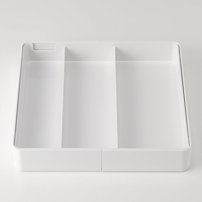 2 WAY EXTENSION CUTLERY TRAY WH N-BLANC