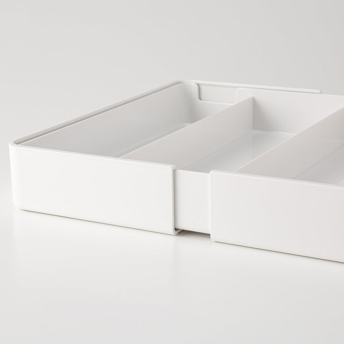 2 WAY EXTENSION CUTLERY TRAY WH N-BLANC
