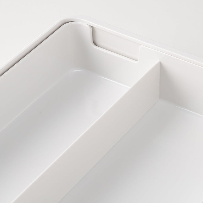 2 WAY EXTENSION CUTLERY TRAY WH N-BLANC