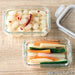 HEAT RESISTANT GLASS STORAGE CONTAINER 300ML SQUARE