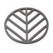 MAGNET SILICONE TRIVET LEAF DGY