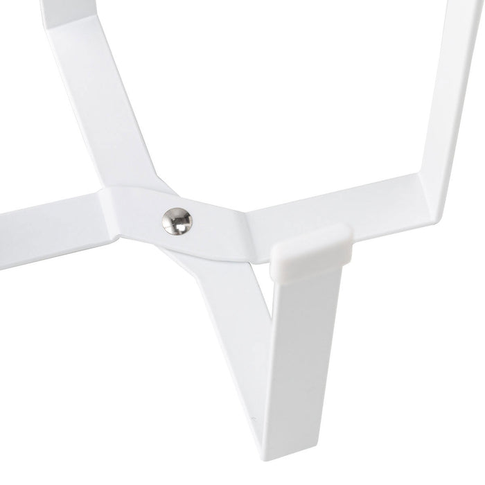 PLASTIC BAG HOLDER FLAT WH