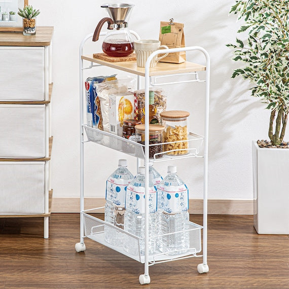 KITCHEN WAGON DICO2 GRAIN W260 WH