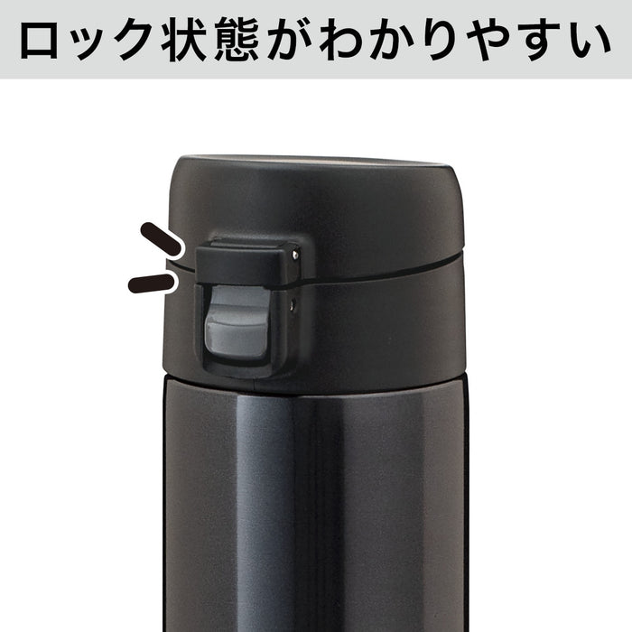 STAINLESS ONE TOUCH BOTTLE 370ML DGY